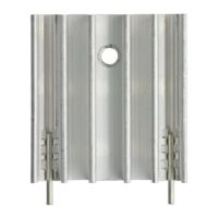 Heatsink 25x23x16mm aluminium met pinnen voor L298 TDA7294 - Afbeelding 5
