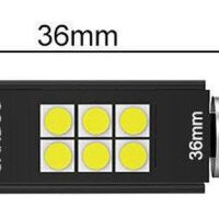 Lamp C5W 36x12.5mm 12VDC 170mA 6 LED SMD 3030 Canbus single side heatsink wit 6000K - Afbeelding 4