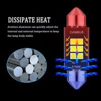 Lamp C5W 36x12.5mm 12VDC 170mA 6 LED SMD 3030 Canbus single side heatsink wit 6000K - Afbeelding 7