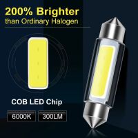 Lamp C5W 36x8.5mm 12VDC 55mA 3 LED COB single side wit 6000K - Afbeelding 3