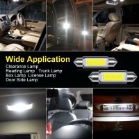 Lamp C5W 36x8.5mm 12VDC 55mA 3 LED COB single side wit 6000K - Afbeelding 4