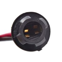 Lamp T10 W5W fitting inbouw bajonet rubber 15cm kabel 23AWG zwart - Afbeelding 3