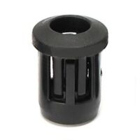 LED 5mm houder clip kunststof zwart