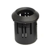 LED 10mm houder clip kunststof zwart