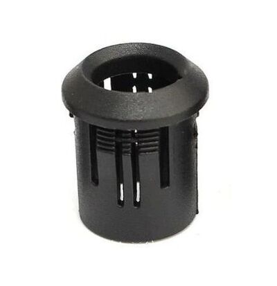 LED houder clip kunststof zwart 8mm en 10mm