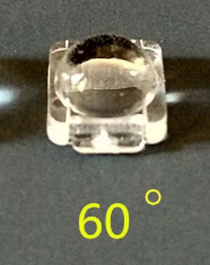 LED lens transparant 60 graden voor 5050 LED RTU-7.6 LED lens transparant 60 graden voor 5050 LED RTU-7.6