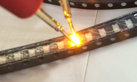 LED SMD 1206 geel ultra bright 580-590nm