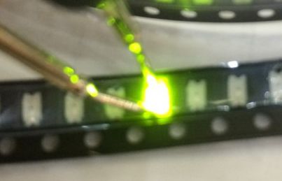 LED SMD 1206 groen super bright 520-575nm
