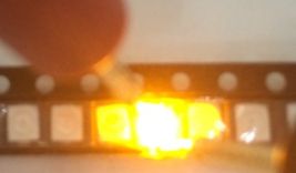 LED SMD 1210 geel ultra bright 580-590nm