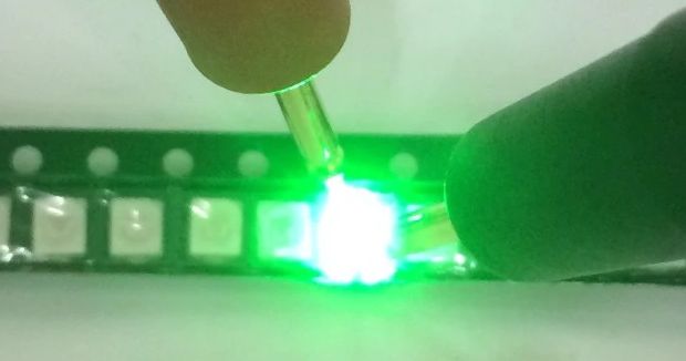 LED SMD 1210 groen ultra bright 520-525nm