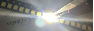 LED SMD 1210 koel wit 6000-6500K