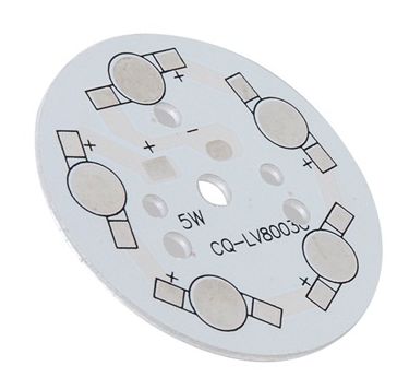 Power LED Aluminium montageplaat 5x voor max