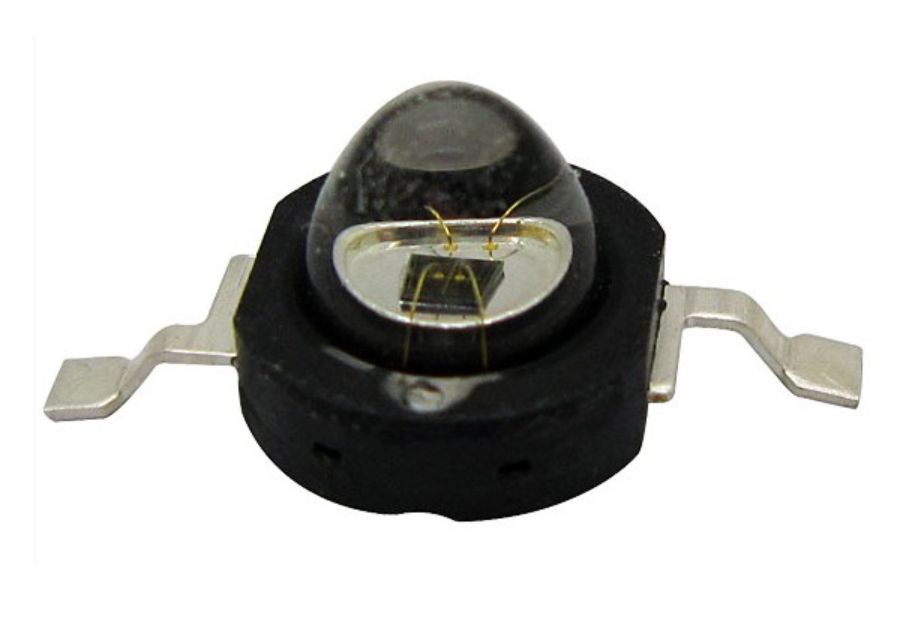 Power LED SMD 1W Infrarood 850nm kijkhoek 60 graden Power LED SMD 1W Infrarood 850nm kijkhoek 60 graden