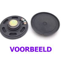 Luidspreker 0.5W 8 Ohm 50x9mm papier membraan (scraps/e-waste)
