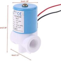 Afsluiter solenoid magneetklep NC 12VDC binnendiameter 1/4" DN8 kunststof HQ1 - Afbeelding 4