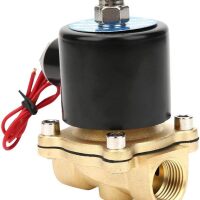 Afsluiter solenoid magneetklep NC Two-way 12VDC 2xbinnendiameter 1/2" DN15 messing 2W-160-15 - Afbeelding 5