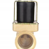 Afsluiter solenoid magneetklep NC 12VDC 5W 2xbinnendiameter 1/2" DN15 messing - Afbeelding 4