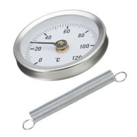 Thermometer Analoog 0-120 graden celsius 63mm clip-on-pipe model 2 - Afbeelding 3