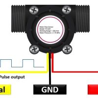 Water flow meter YF-S201 pinout