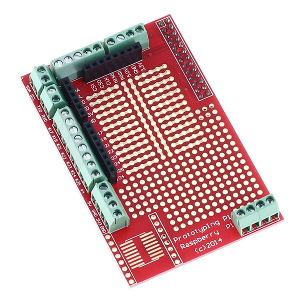 Pi prototyping shield hat shield 26-pin 02