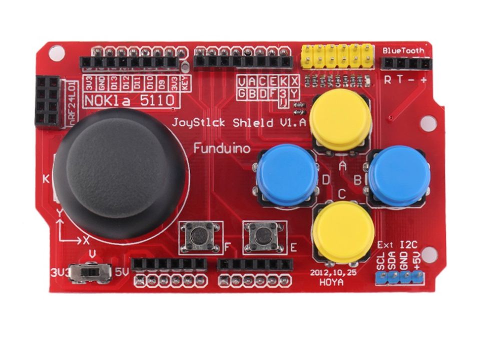 Arduino Gamepad JoyStick Shield V1