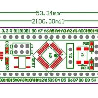 CH32F103C8T6 STM32F103C8T6 Compatible Arm 32-bit MCU 72MHz 64KB FLASH module USB-C - Afbeelding 5