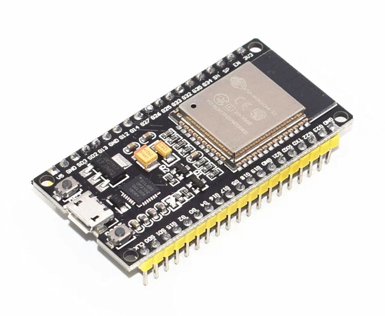 ESP32 microcontroller WiFi Bluetooth 38 pins ESP-WROOM-32 met CP2102 USB chip USB-micro