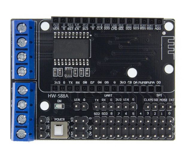 ESP8266 ESP-12E NodeMCU motor shield L293D 02