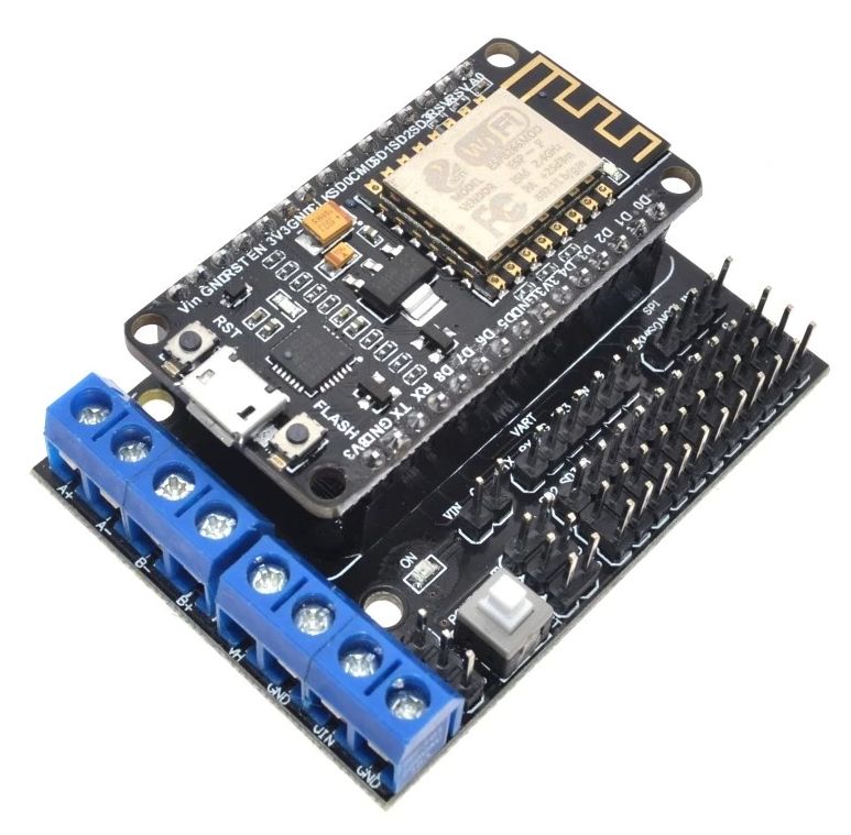 ESP8266 ESP-12E NodeMCU motor shield L293D 03