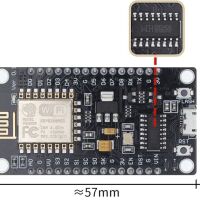 ESP8266 NodeMcu CH340 Geekcreit afmetingen