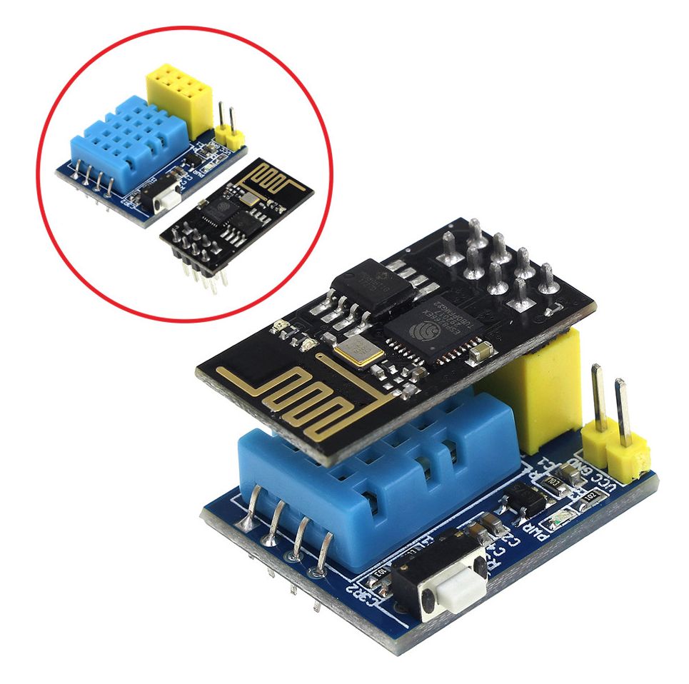 ESP8266 WiFi ESP-01 Luchtvochtigheid en Temperatuur module DHT11 02