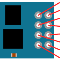 ESP8266 WiFi module (ESP-01) pinout