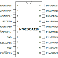 Nuvoton N76E003 pinout