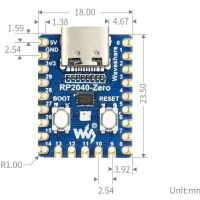 Raspberry Pi Pico mini ARM microcontroller RP2040 USB-C - Afbeelding 5