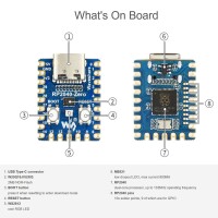 Raspberry Pi Pico mini ARM microcontroller RP2040 USB-C - Afbeelding 4