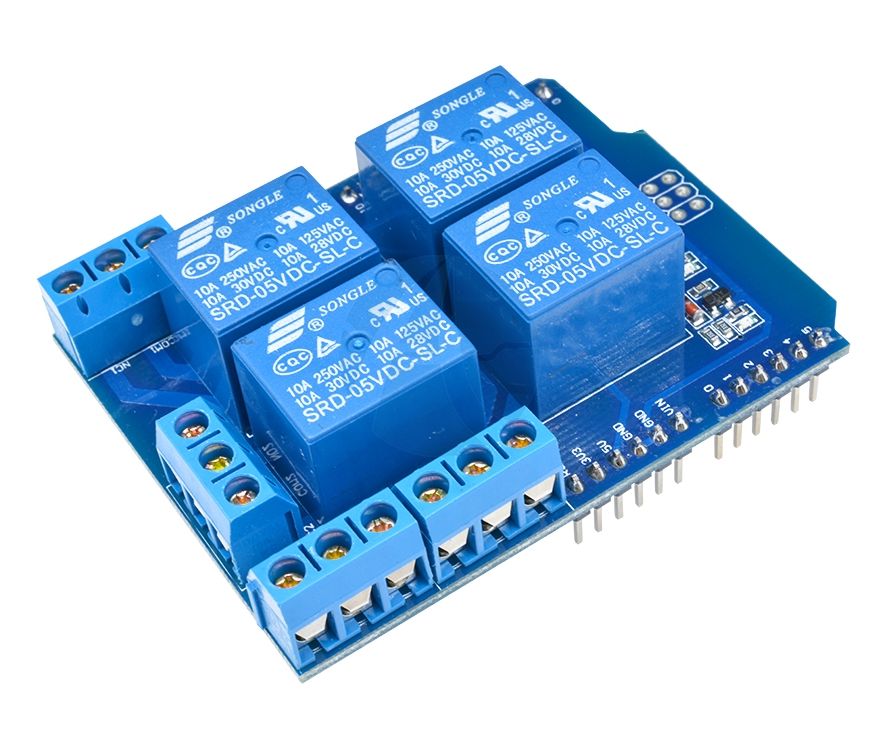 Arduino Relais shield v2.0 / 4x240VAC 10A