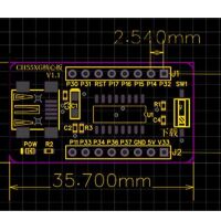 WCH CH552G 8-Bit 8051 MCU 24MHz 16KB FLASH Developement board - Afbeelding 5