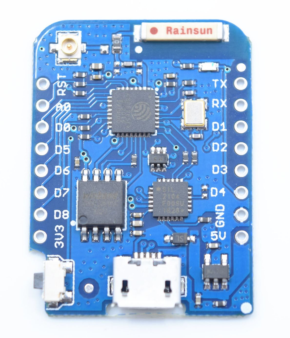 WEMOS D1 mini Board Pro 16MB bovenkant