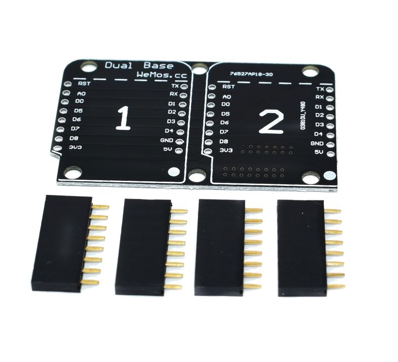 WEMOS D1 mini Dual Base Shield