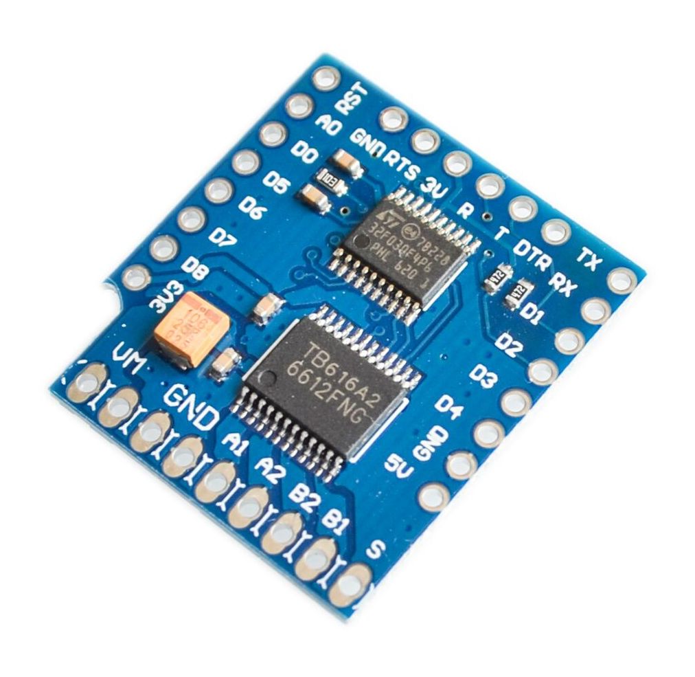 WEMOS D1 mini Dual Motor Driver TB6612FNG Shield v1.00