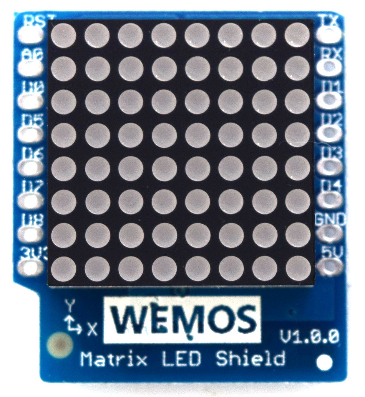 WEMOS D1 mini LED Matrix 8x8 Shield v1