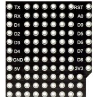 WEMOS D1 mini Prototype Shield onderkant