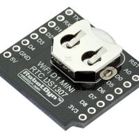 WEMOS D1 mini RTC DS1307 Shield onderkant schuin