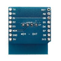 WEMOS D1 mini Temperatuur en vochtigheid sensor DHT11 Shield achterkant