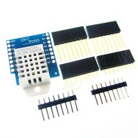 WEMOS D1 mini Temperatuur en vochtigheid sensor DHT22 Shield met header pins