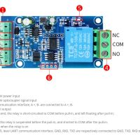 Modbus RS485 RTU Relais module 5V 1x250V-10A pinout