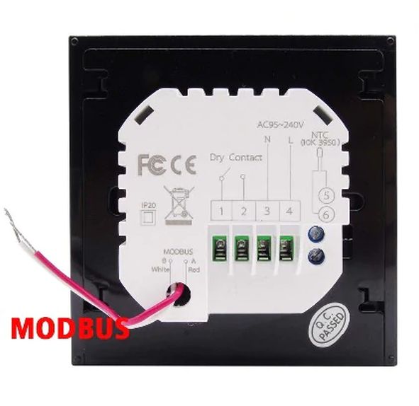 Modbus RS485 RTU Thermostaat BHT-002GCLN 04