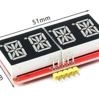 6 digit 14-segment display 0