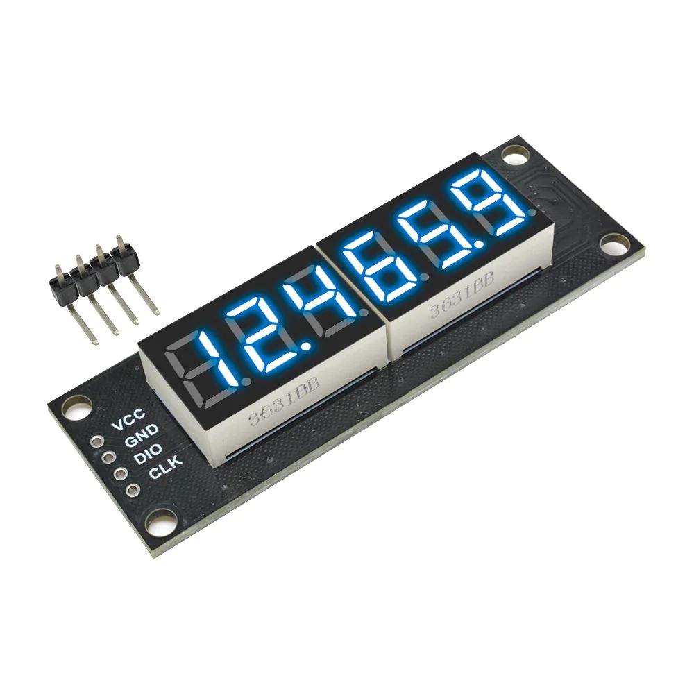 6 digit 7-segment display 0