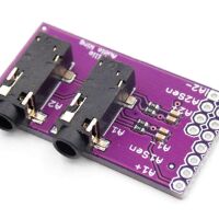 Audio Dual Jack 3.5mm female breakout module met RC filter